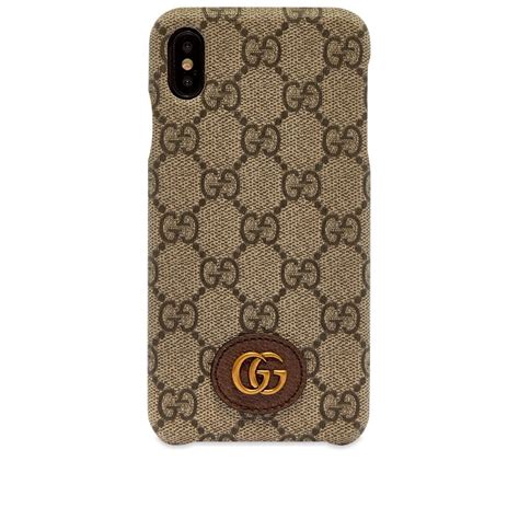 gucci hoesje iphone xs|Gucci iPhone XS case.